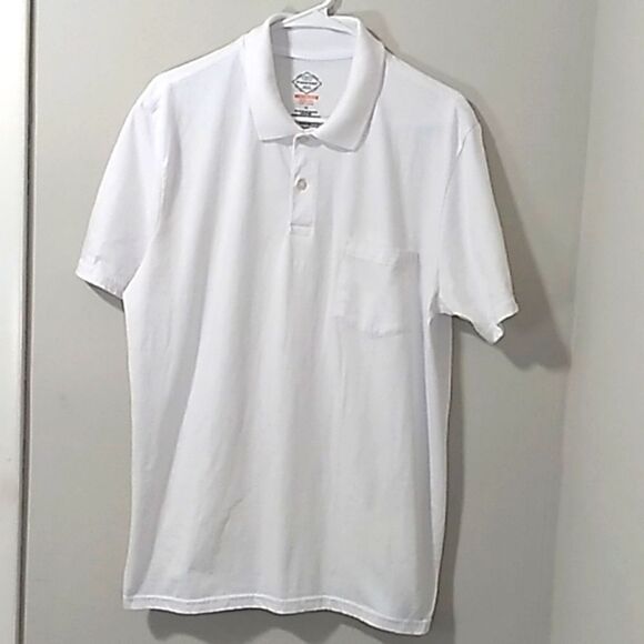 St.Johns Bay White Performance Polo Shirt. - Picture 1 of 4